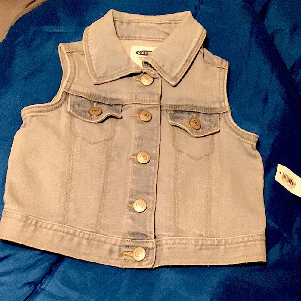 Old navy sleeveless denim vest